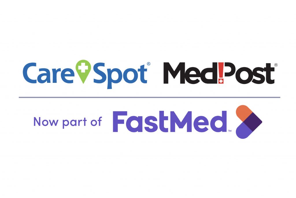 Image of CareSpot, MedPost, and FastMed logos